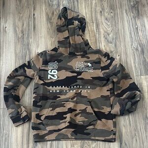 Abercrombie & Fitch Brown Camouflage Hoodie